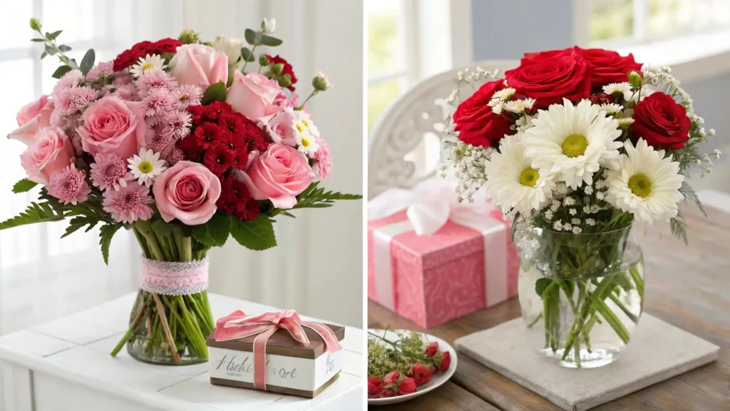 A bouquet of love flowers for weddings, anniversaries, and casual gifting